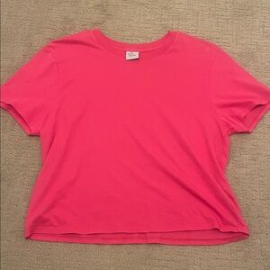 Outdoor Voices Hot Pink Short Sleeve Shirt!!